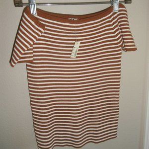 Madewell Off the shoulder Top, L NWT